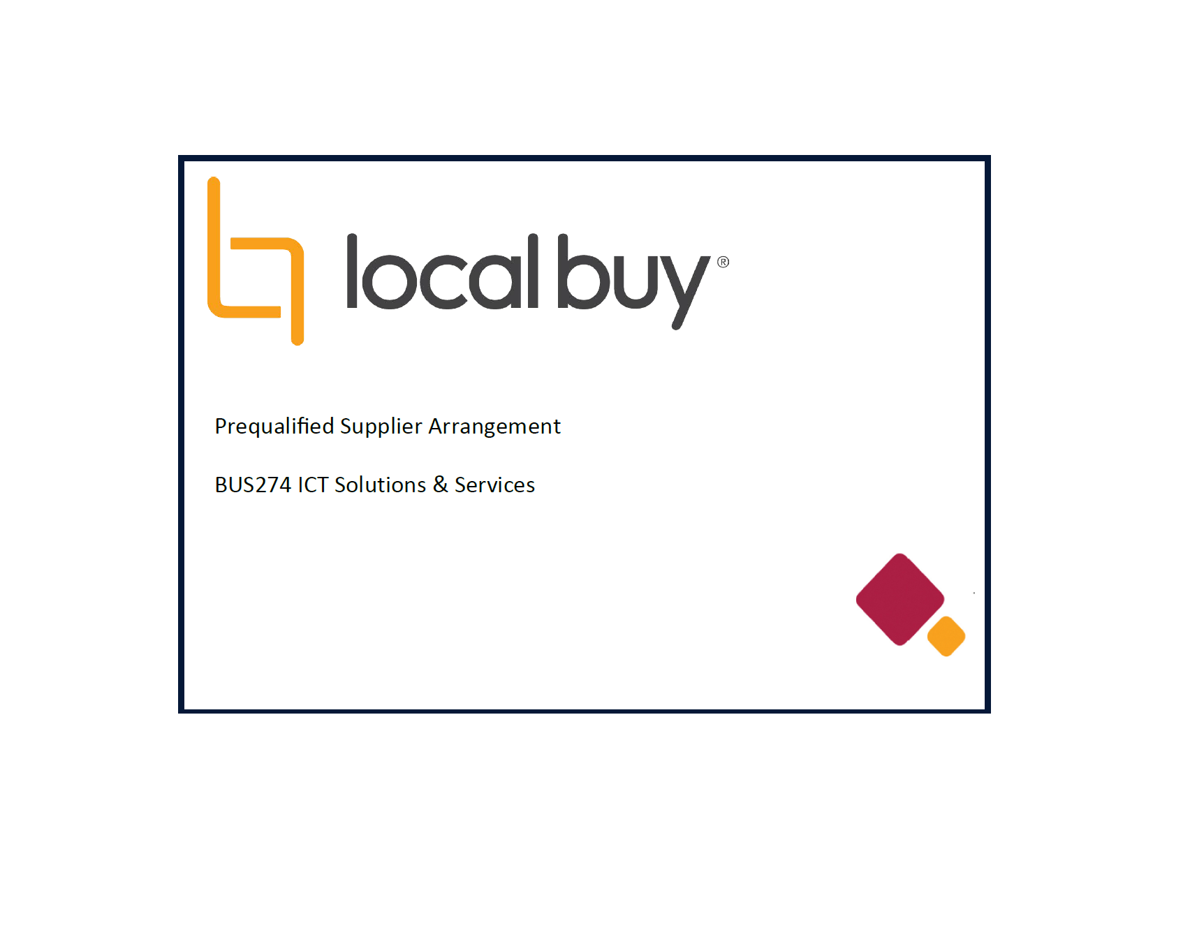 localbuy BUS274 badge